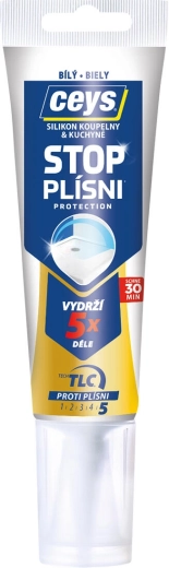 Penészgátló szilikon tömítő 125 ml fehér CEYS