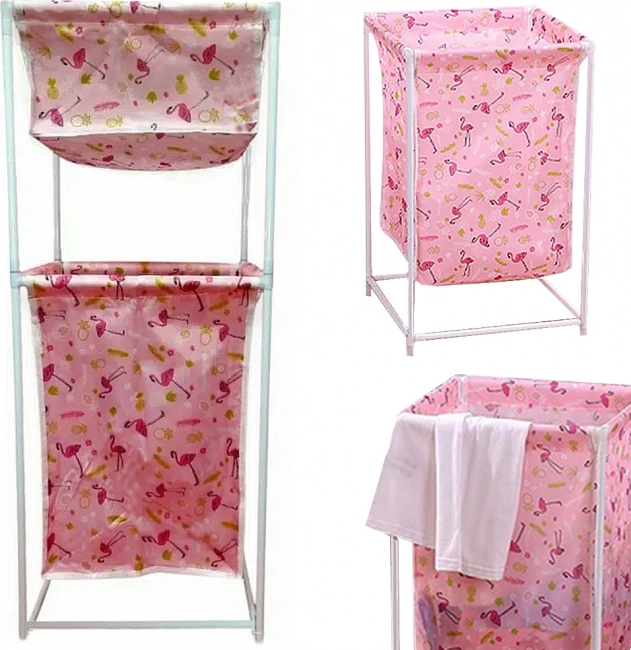 Kettős polcos mosnivaló kosár