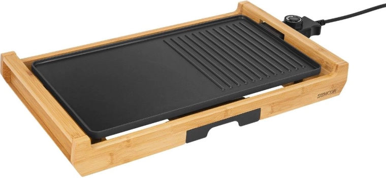 SENCOR bambuszkeretes elektromos asztali grill