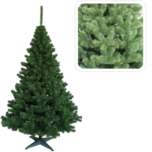Műfenyő karácsonyi jegenyefenyő 200 cm