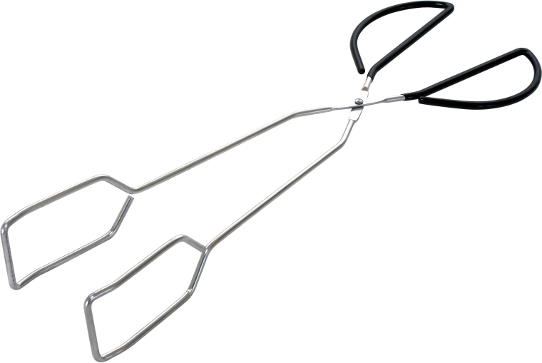 38 cm-es krómozott grillsütő fogó