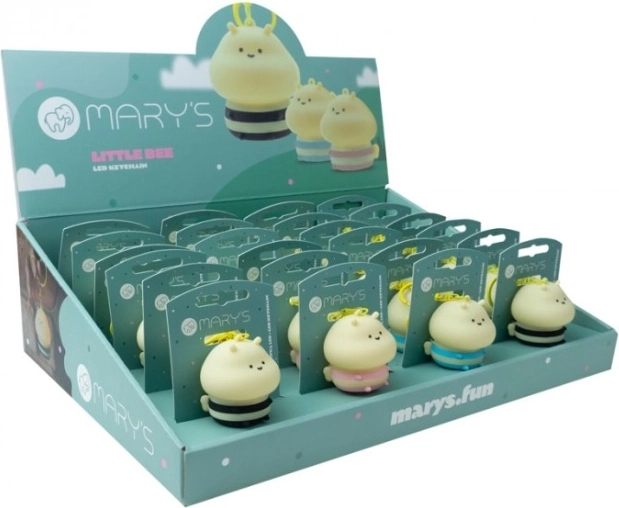 MARY S LED kulcstartó kis méhecske