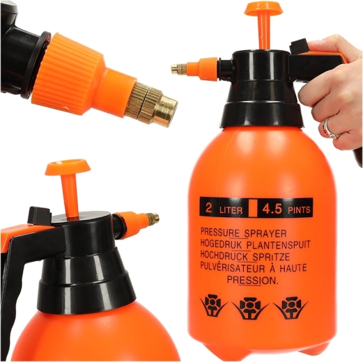 Kézi nyomásos kerti permetező 2 l