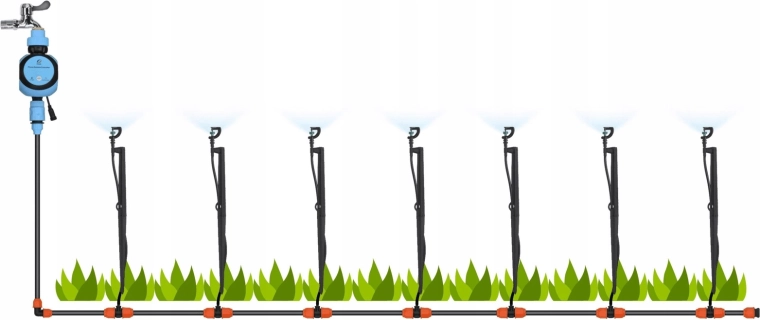 Automatikus és egyenletes öntözés