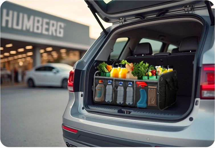 Maximális stabilitás a csomagtartóban