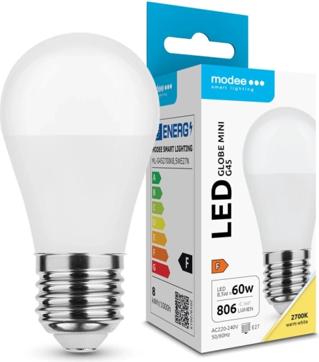 Modee Globe Mini G45 LED izzó 8,5 W E27 806 lm meleg fehér