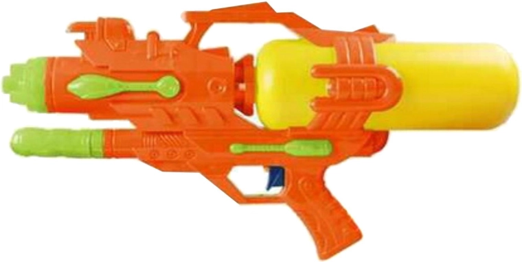 Nagy vízipisztoly 45 cm, pumpával, narancssárga – 1 db