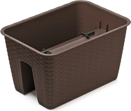 Ratolla 40 cm erkélykorlát virágláda, umbra