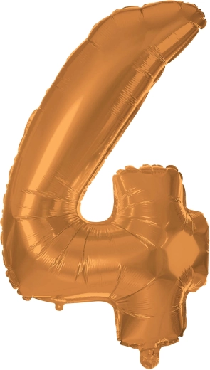 Fólia lufi 4-es szám 30 cm bronz Toro