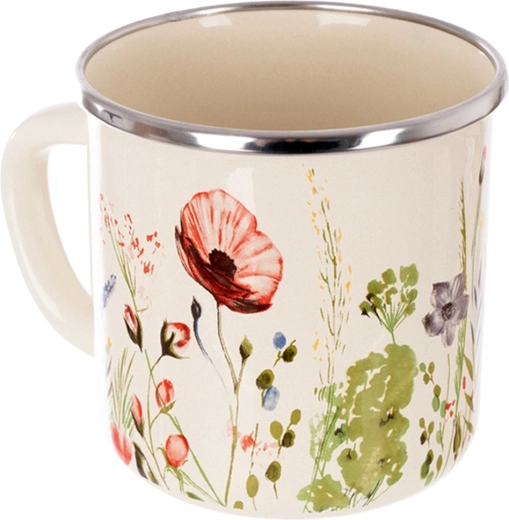 Tartós zománc rozsdamentes peremmel