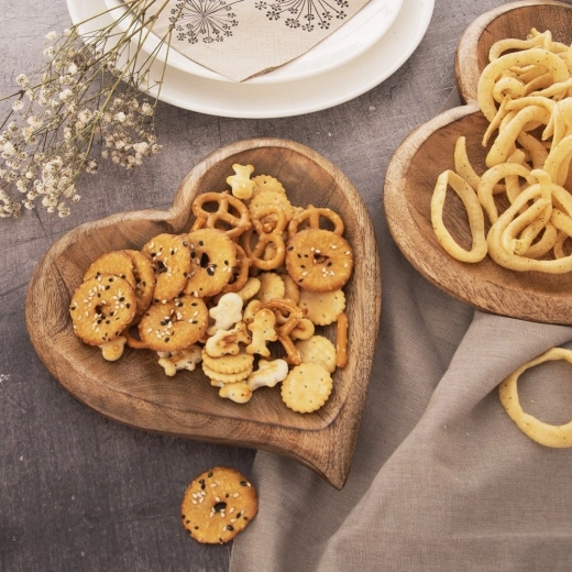 Látványos snack tálalás