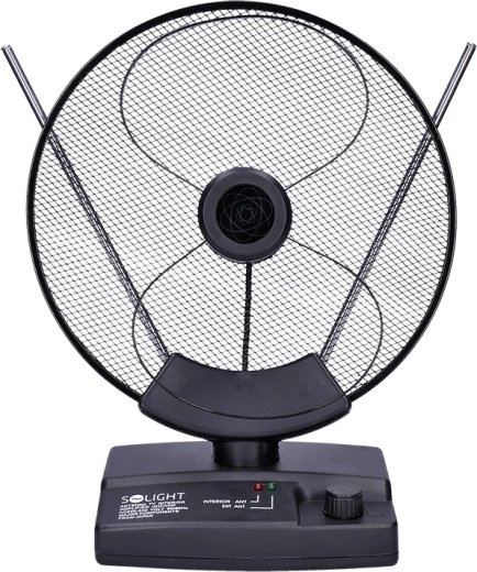 Solight beltéri DVB-T2/FM szobaantenna 36 dB-es erősítővel