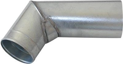 V könyök 100 mm horganyzott acélból