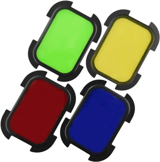 4 színes szűrő kreatív effektekhez