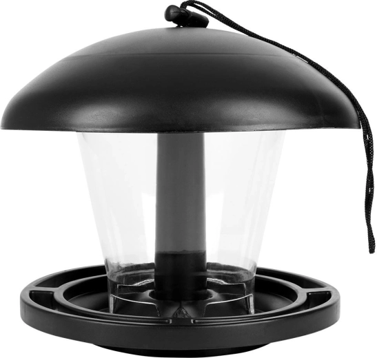 Átlátszó tartály a takarmány gyors ellenőrzéséhez