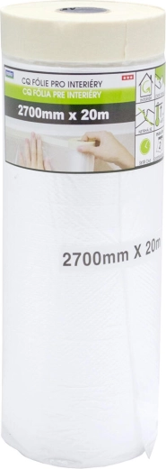 Beltéri takarószalag fedőfóliával 270 cm × 17 m