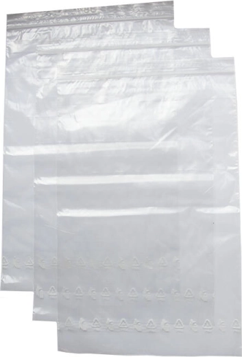 LDPE gyors zárású tasak 20 × 30 cm, átlátszó (100 db)