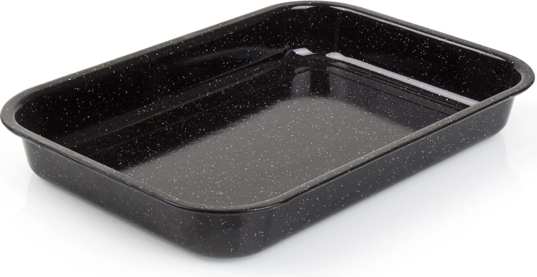 Culinaria Black zománcozott tepsi 42 × 29 cm