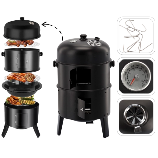 Két rács és kényelmes hozzáférés ajtókkal