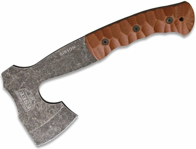 ESEE Gibson Axe kompakt fejsze micarta markolattal és bőr tokkal