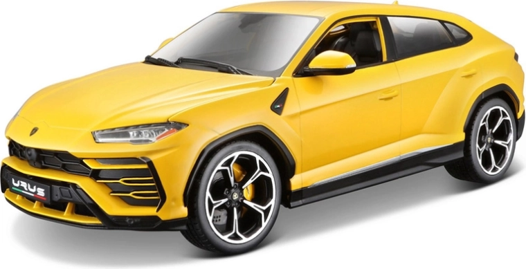Lamborghini Urus modell 1:18 méretarányban, sárga