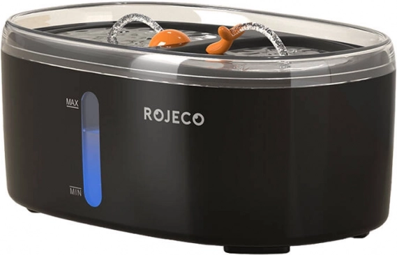 Rojeco 2,5 l háziállat itatószökőkút (fekete)