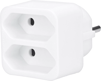 Solight elosztó 2× 2,5 A fehér