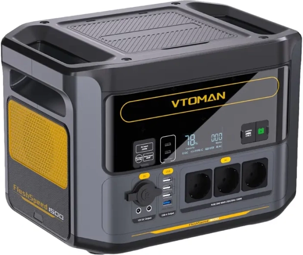 VTOMAN FlashSpeed 1500 hordozható erőmű, 1500 W