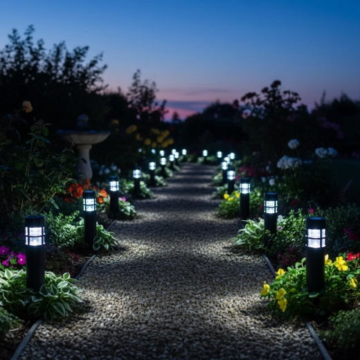 Egyszerű telepítés földbe szúrható tüskével