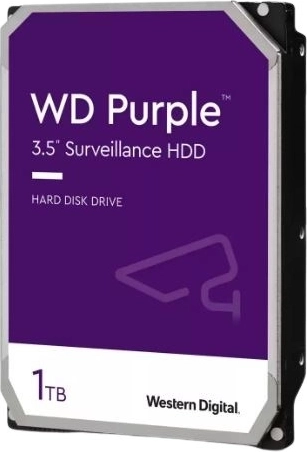 WD Purple belső HDD kamerarendszerekhez 1 TB 3,5"