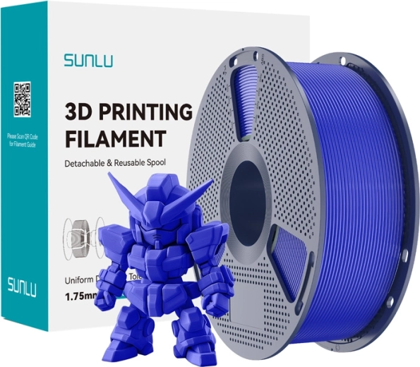 Sunlu PLA+ 2.0 filament pro 3D nyomtatáshoz 1,75 mm – Klein Blue (kék)
