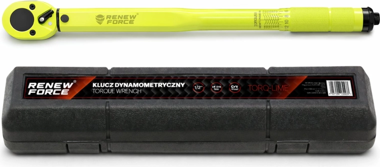 Nyomatékkulcs Renew Force 1/2" 28–210 Nm Torq-lime