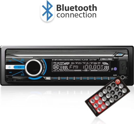 CARGUARD autórádió Bluetooth-tal, USB-vel és FM-rádióval