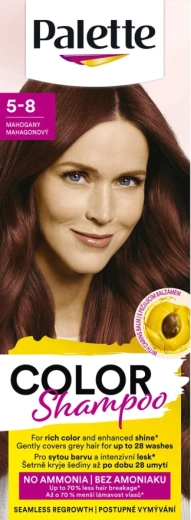 Palette Color Shampoo 5-8 mahagóni, 50 ml