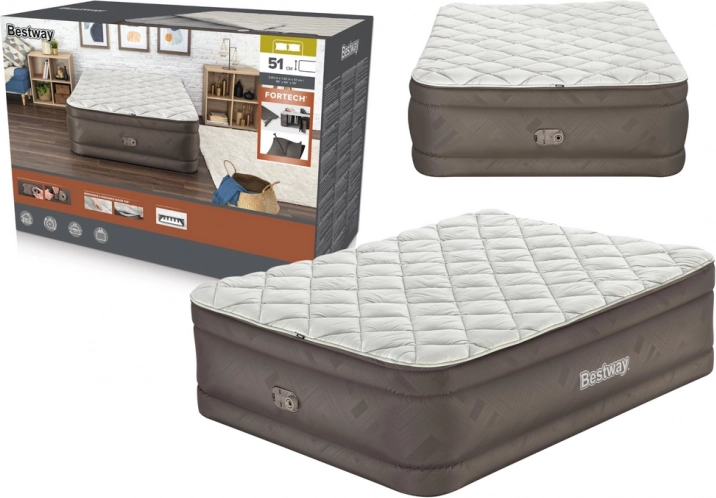 BESTWAY felfújható matrac beépített pumpával 203 × 152 × 51 cm