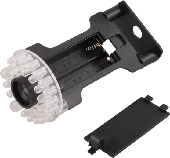 Villogó piros LED elemmel