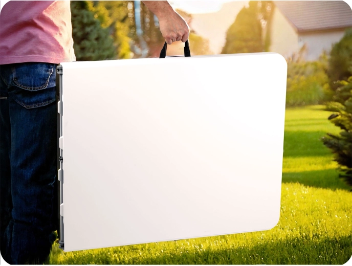 Könnyű összecsukás és hordozás