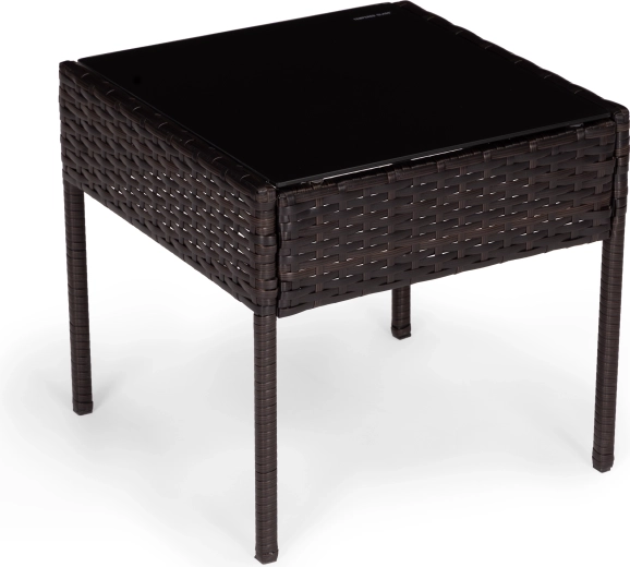 Asztal edzett üveglappal