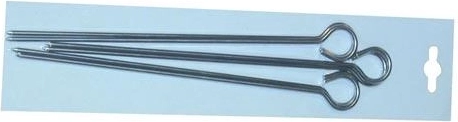 Rozsdamentes nyárstűk 30 cm (4 db)