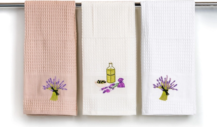 Dekoratív Lavender hímzés