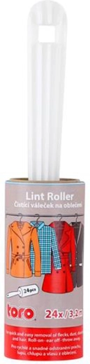 Ruhatisztító ragacsos henger, 24 ív