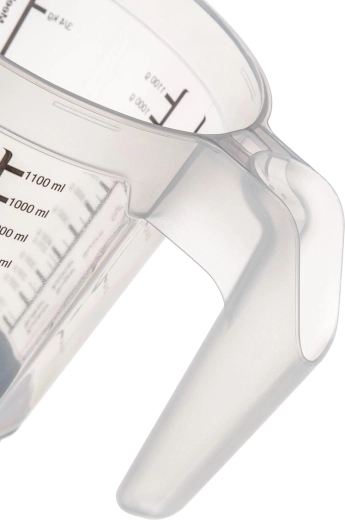 Ergonomikus fogantyú és tiszta kiöntés