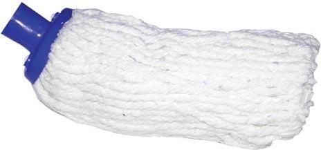 Felmosófej pamutzsinórokkal, 100 g, finom menet, kék