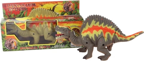 Sétáló dinoszaurusz fényekkel és hangokkal, 33 cm