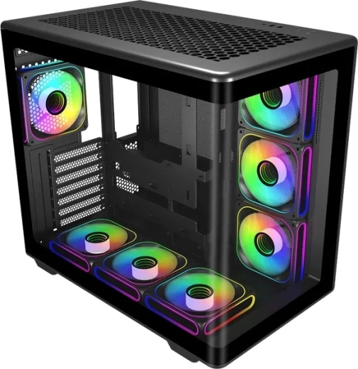 7× ARGB ventilátor és hub a csomagban