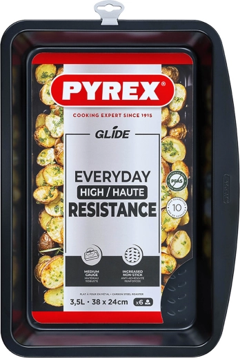 PYREX mély sütőtepsi 38 × 24 cm