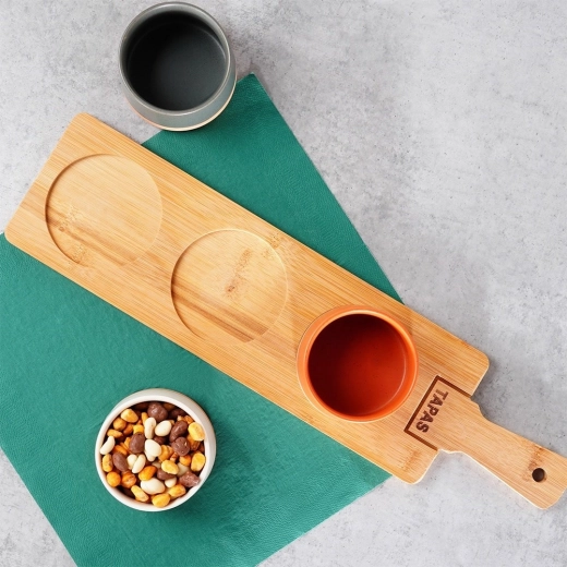 Stabil bambusz deszka fogantyúval