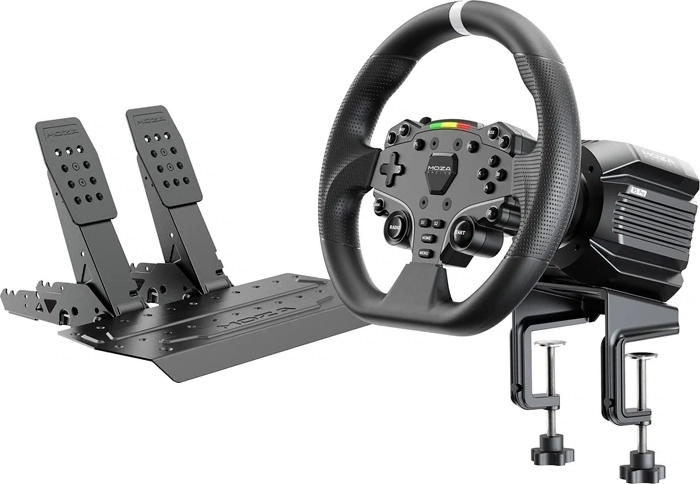 MOZA Racing R5 Pro játékverseny-kormány pedálkészlettel