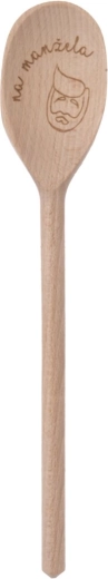 Fa főzőkanál „A férjnek” 30 cm