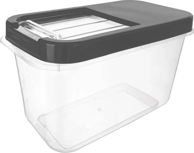 Orion tárolódoboz tolófedéllel, 10 l, szürke